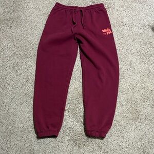 White Fox sweatpants